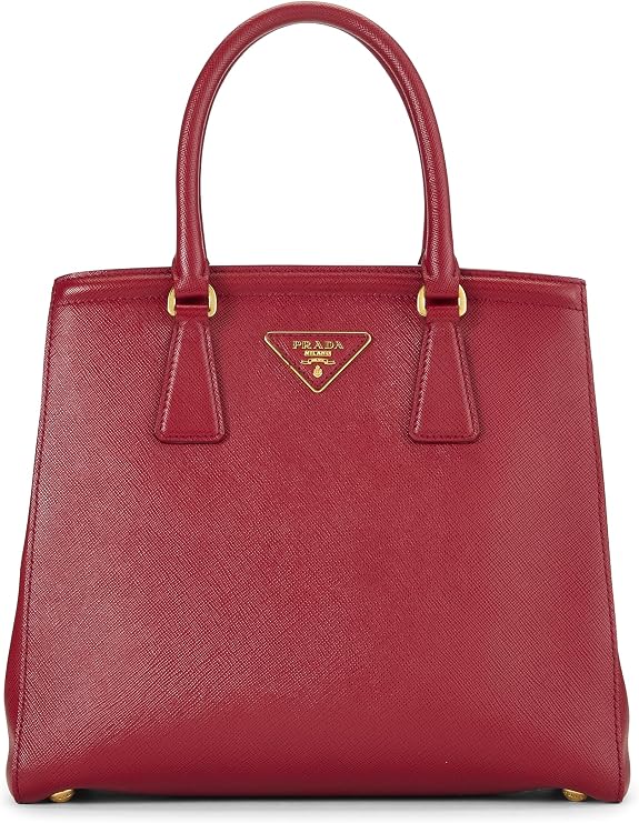 Pre-loved Red Saffiano Parabole Tote, Red
