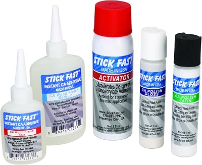 Stick Fast K575 CA Wood Finish Starter Kit