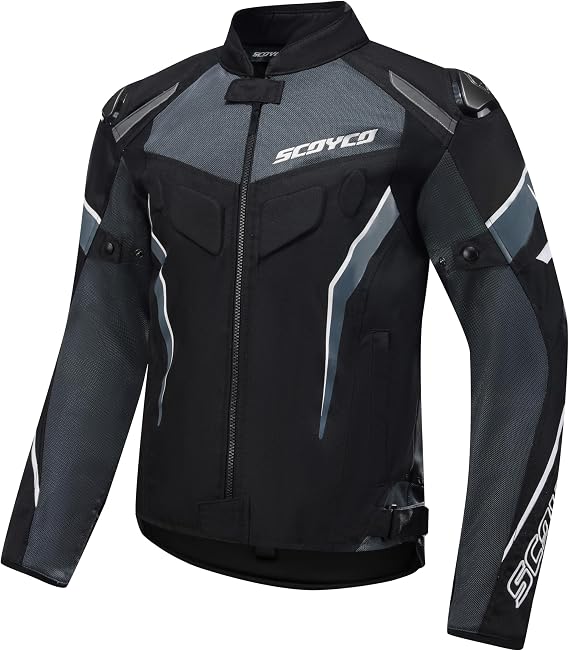 Scoyco Mesh Motorcycle Jacket Motorbike Riding Jacket Breathable 4-Season