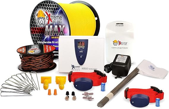 Underground Electric Dog Fence Kit, Pro-Max, 2-Dog, 1000 ft