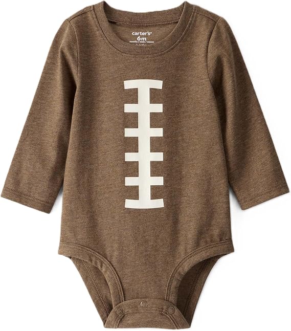 Carter's Baby Boy's Long Sleeve Graphic Collectable Bodysuit