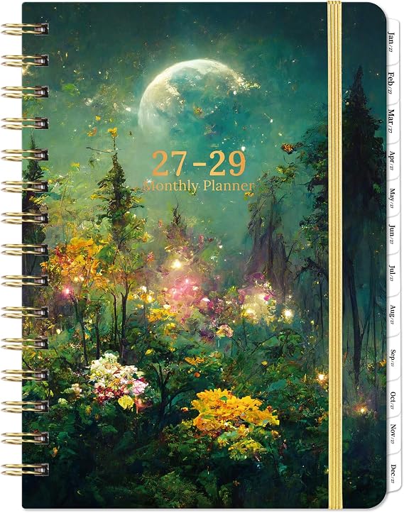2027-2029 Monthly Planner - 3 Year Monthly Planner 2027-2029, 6.3" X 8.4"