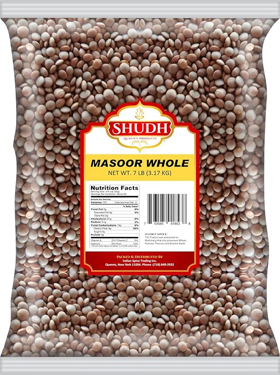 Masoor Whole 7lb