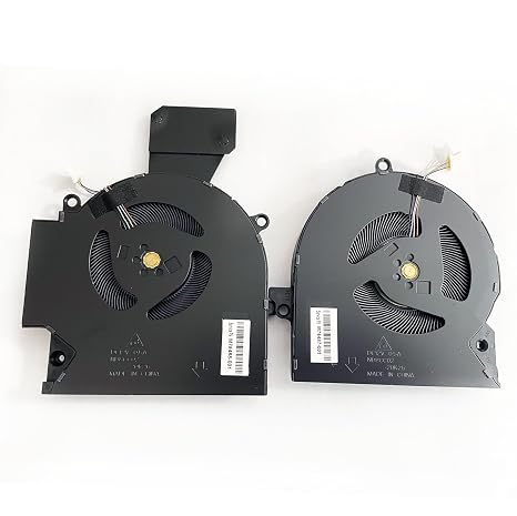 Replacement CPU+GPU Cooling Fan for HP OMEN 16-B 16-C TPN-Q265 TPN-Q267 12V Series M75487-001 ND8CC02-20K25 M75488-001 ND8CC02-20K26