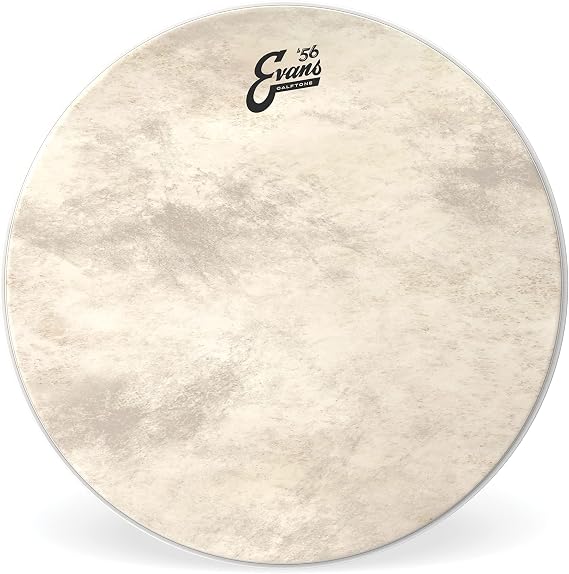 Evans Bass Drum Heads - Calftone Bass Drumhead - BD20CT - 20 Inch