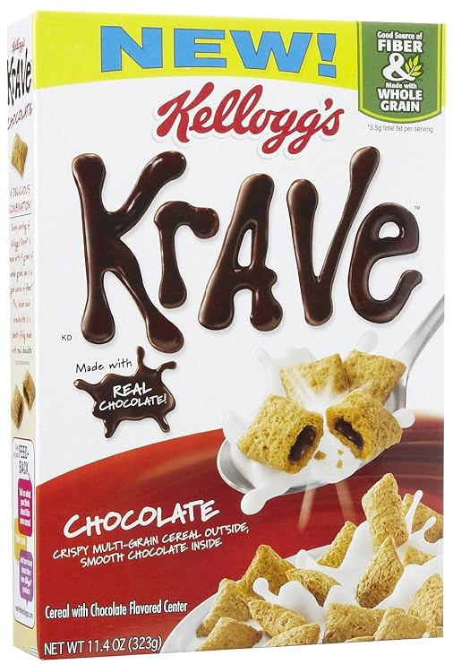 Kellogg's Krave Krave Cereal - Chocolate - 11.4 oz