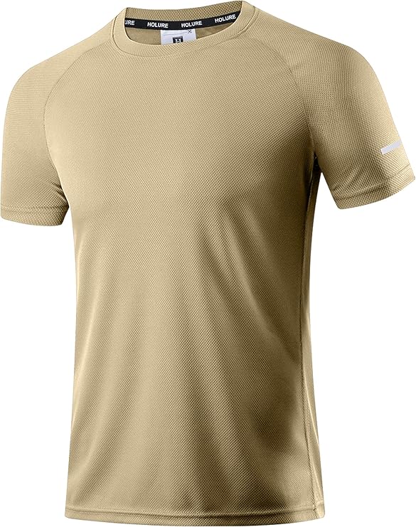 Holure Men's High-Performance Quick-Dry T-Shirts,1/3/5 Pack Moisture Wicking Workout Tee,Breathable Short Sleeve Activewear