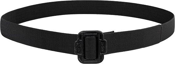 Perfect Fit Heavy Duty Nylon Tactical Training Belt Twofold 1.5-Inch Black