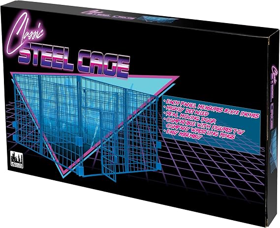 Figures Toy Company Classic Steel Cage Wrestling Playset
