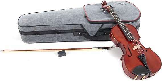 PURE GEWA Viola Set EW Ebony 42,0 cm set-upped with chin rest, tailpiece with fine tuners, bow, rosin, case with carrying strap