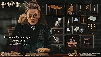 Star Ace Toys Harry Potter & The Sorcerer's Stone: Minerva McGonagall (Deluxe Version) 1:6 Scale Action Figure,Multicolor