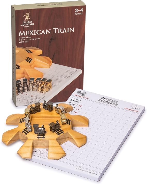 Yellow Mountain Imports YMI Mexican Train Dominoes Accessory Set