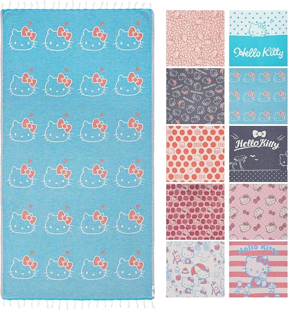 Sand Cloud x Hello Kitty - Turkish Beach Towel, Quick Dry