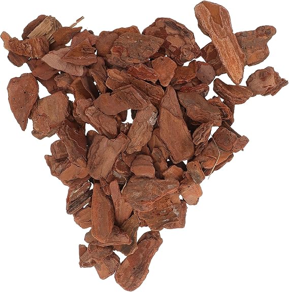 Reptile Tank Decor Tree Bark Chips for Terrarium Landscaping Natural Pine Bark Chips for Small Pets Reptile Habitat