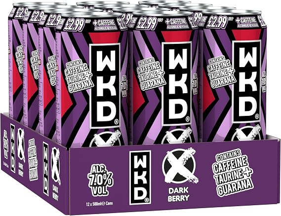 WKD X Dark Berry 7% 12 x 500ml Cans