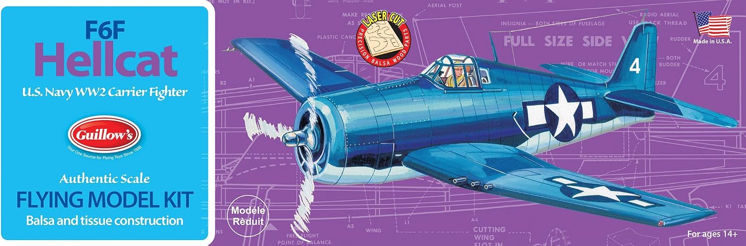 Guillow's F6F Hellcat Model Kit