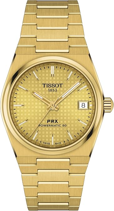 Tissot PRX, Swiss Automatic, 35mm, Champagne/Golden Dial, Watch