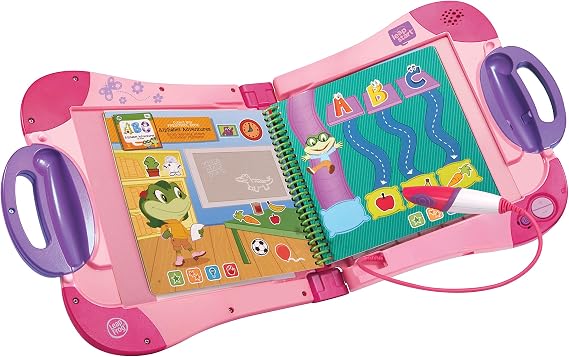Leapfrog LeapStart Electronic Book, Educational and Interactive Playbook Toy for Toddler and Pre School Boys & Girls 2, 3, 4, 5, 6, 7 Year Olds, Pink