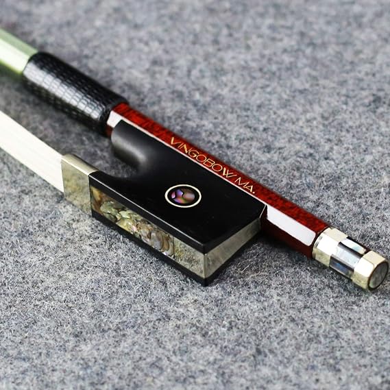 4/4 Hybrid carbon fiber violin bow Carbon fiber core with Pernambuco skin Fast response - 120V