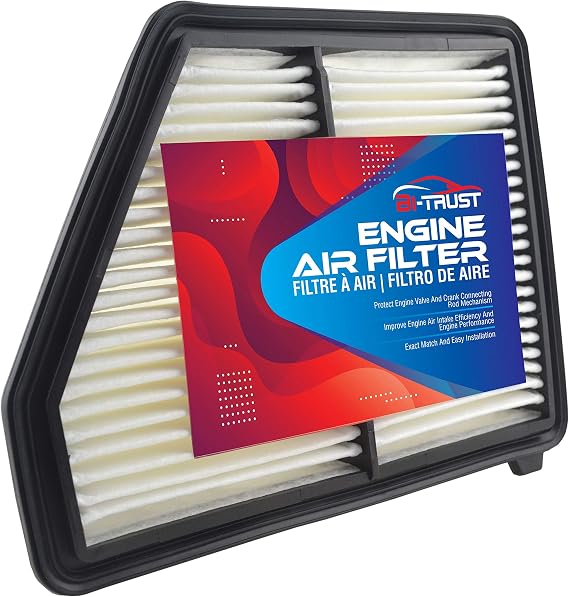 Engine Air Filter, For Honda Civic L4 2.0L 2016 2017 2018 2019 2020 2021 2022 2023 2024 2025, Filtro de aire del motor Compatible with HRV 2023, BI-TRUST BTE00024