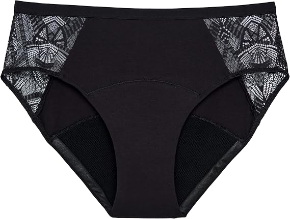 Thinx Ultra-Soft Leakproof Briefs for Women Reusable, Comfy Period Underwear Holds Up to 12 Tampons