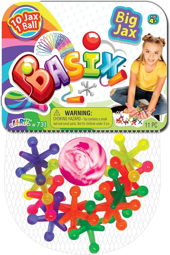 JA-RU Big Jacks Toy Set (Pack of 1 Units) Kids Jax Classic Games 731-1