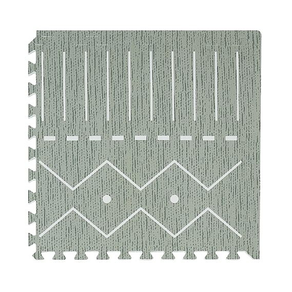 Toddlekind Haven Puzzle Playmat, 4x6 Non-Toxic Interlocking Foam Floor Mat