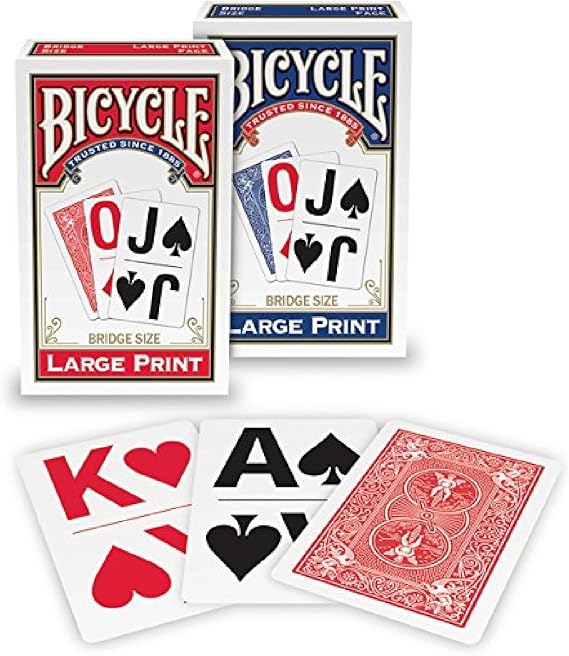 Bicycle Large Print Playing Cards (2-Pack)