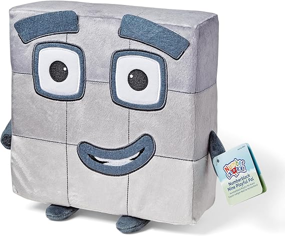hand2mind Numberblock Nine Playful Pal, Plush Figure Toys