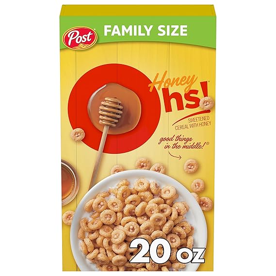 Honey Ohs! Crunchy Breakfast Cereal, 20 oz Box