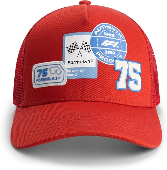 Formula 1 Heritage Trucker Cap - Red - One Size