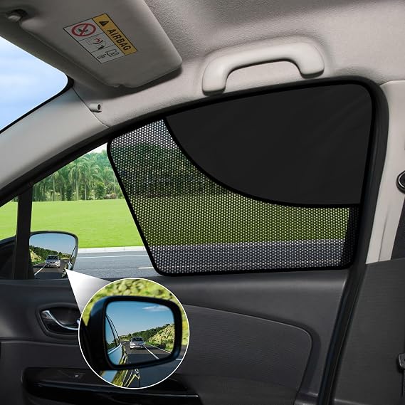 ZATOOTO Car Sun Shade Driver Side Window, Breathable & Anti-Glare