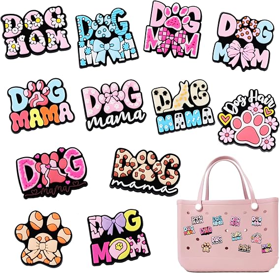 CTOHN Dog Beach Charms for Bogg Bag, Mom Decoration Accessories