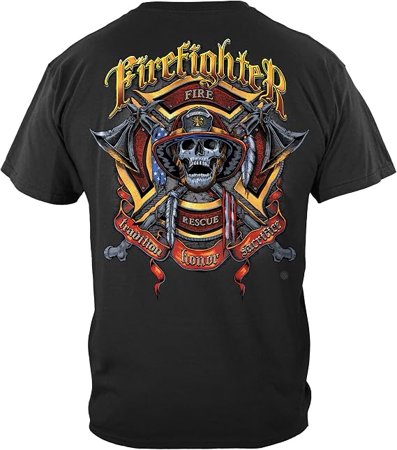 Firefighter T Shirt Firefighter | Fallen Firefighters Guardians T-Shir Shirt THD005