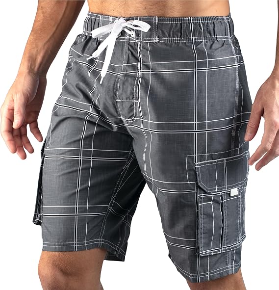 Kanu Surf Infinite Mens Swim Trunks Quick-Dry Bathing Suit Men, 9-inch Inseam (Regular & Extended Sizes)