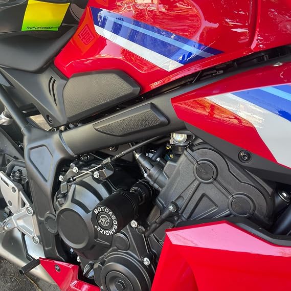 Motoaggrandize Frame Slider Crash Protector For CBR 650R | CBR 650F | CB 650R | CB 650F [Non E-clutch version only] | Black