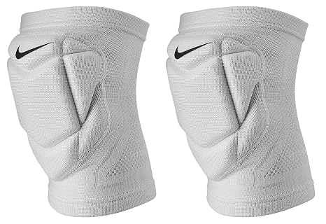 Nike Vapor Elite Volleyball Knee Pads, White/Black, X-Small/Small