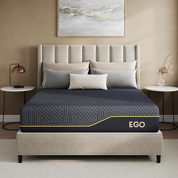 EGOHOME Full 12 inch Memory Foam Mattress for Back Pain Relief Medium Plush