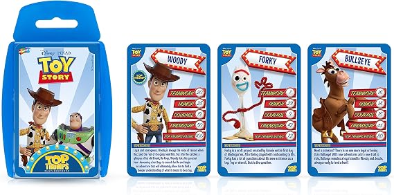 Top Trumps Card Game Disney Pixar Toy Story - Family Games for Kids and Adults - Learning Games - Kids Card Games for 2 Players and More - Kid War Games - Card Wars - for 6 Plus Kids