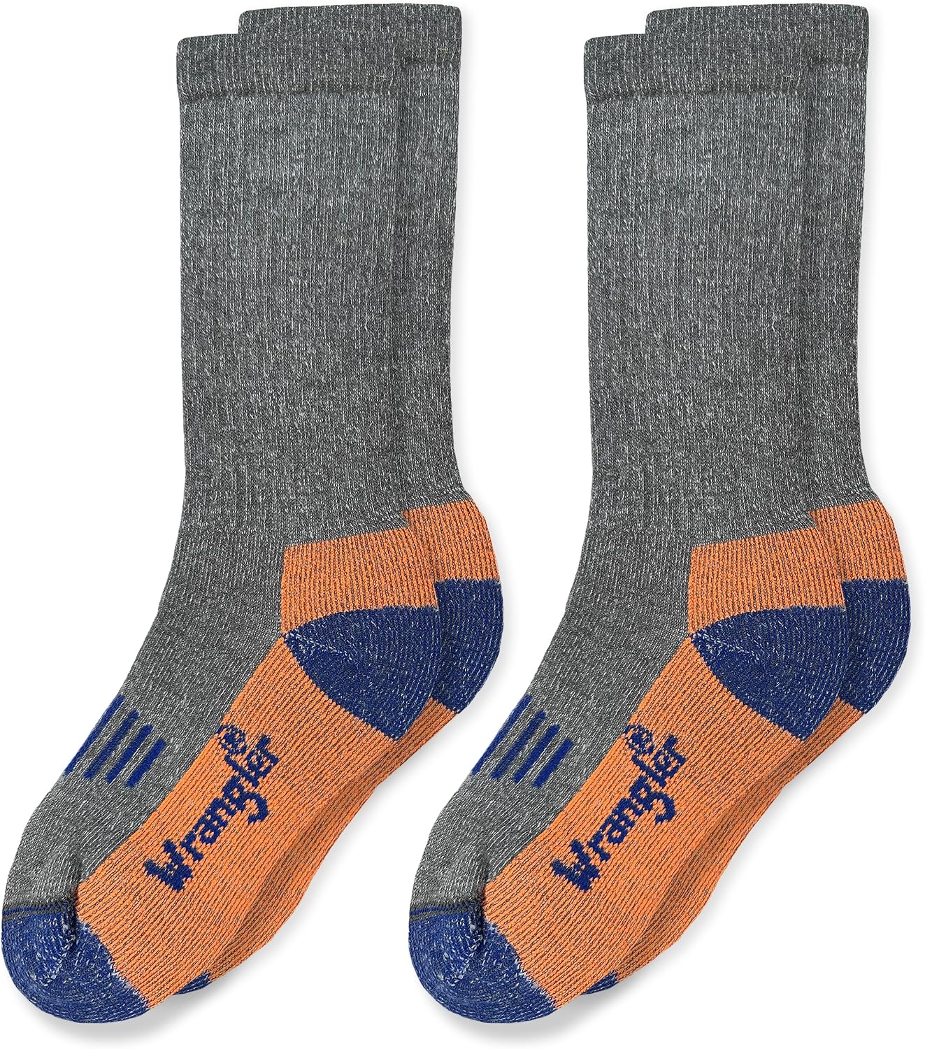 Wrangler Boys Merino Wool Cushioned Boot Socks 2 Pairs