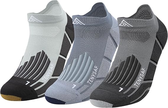 Compression Low-Cut Running Socks: 2-zone Target Support for Muscle