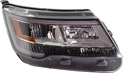 Garage-Pro Headlight Assembly Compatible with 2016-2018 Ford Explorer LED, LimitedPlatinumXLT Models, To 4-4-2018 - CAPA, Passenger Side