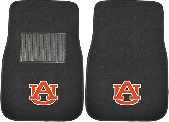 FANMATS NCAA Unisex-Adult 2-Piece Embroidered Team Logo Car Mat Set