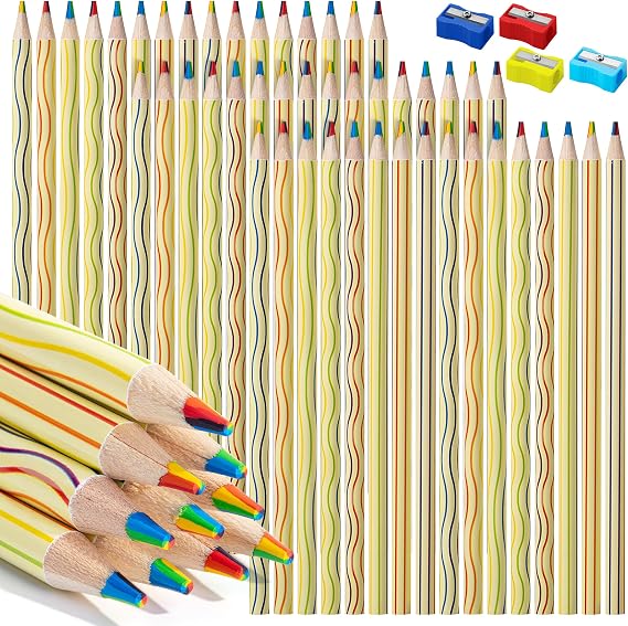 Mr. Pen- Rainbow Pencils Bulk, 48 Pack