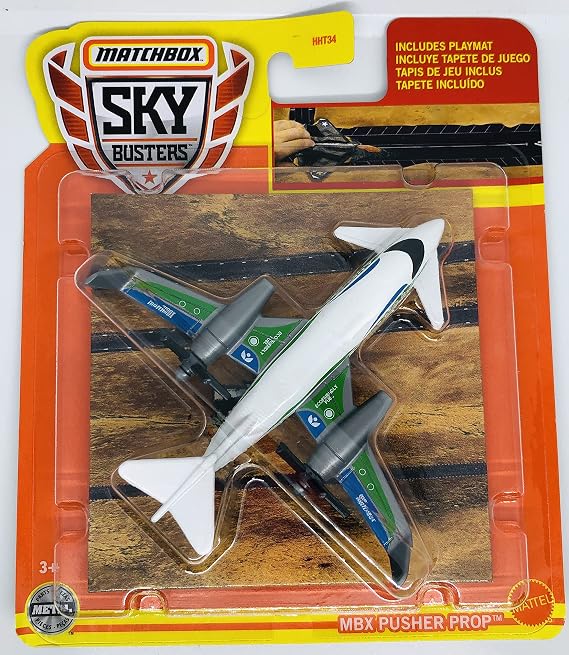 Matchbox - Sky Busters 2022 - MBX Pusher Prop - 13/33 - Includes Playmat