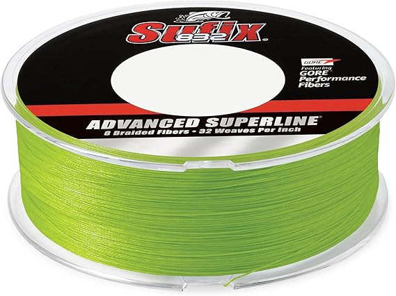 Sufix 832 Braid Line-600 Yards (Neon Lime, 40-Pound)