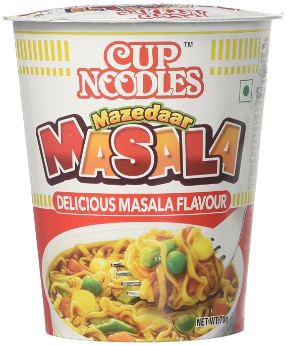 Top ramen Cup Noodles Mazedaar Masala, 70g - Pack of 3