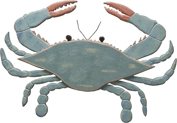 Primitives by Kathy Shaped Wall Decor, Blue Crab
