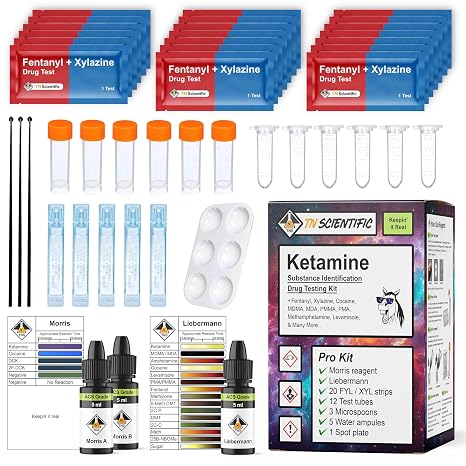 Ketamine Surface Residue Forensic Drug Test Kit (Pro Kit)