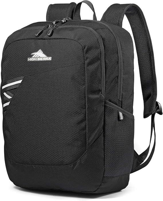 High Sierra Outburst Backpack With 15.6" Laptop Pocket, Black